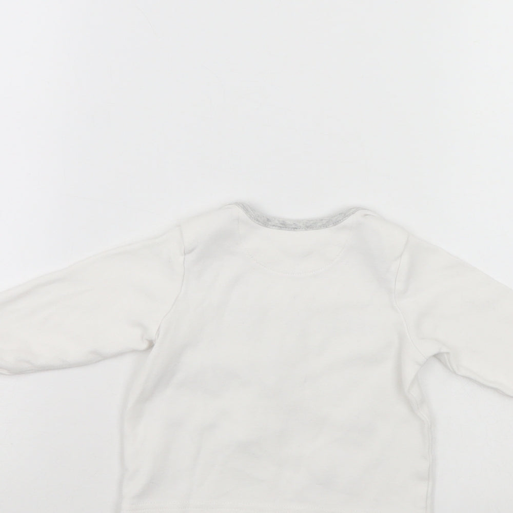 Disney Baby White   Pullover Jumper Size 9-12 Months  - disney