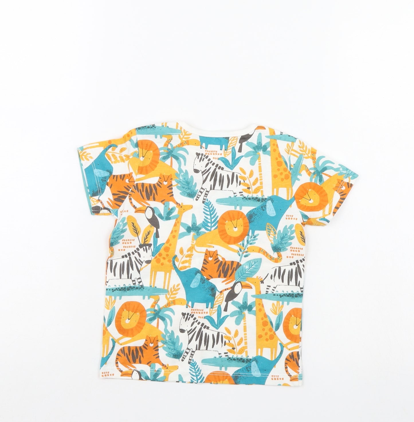 TU Boys Multicoloured Animal Print  Basic T-Shirt Size 12-18 Months