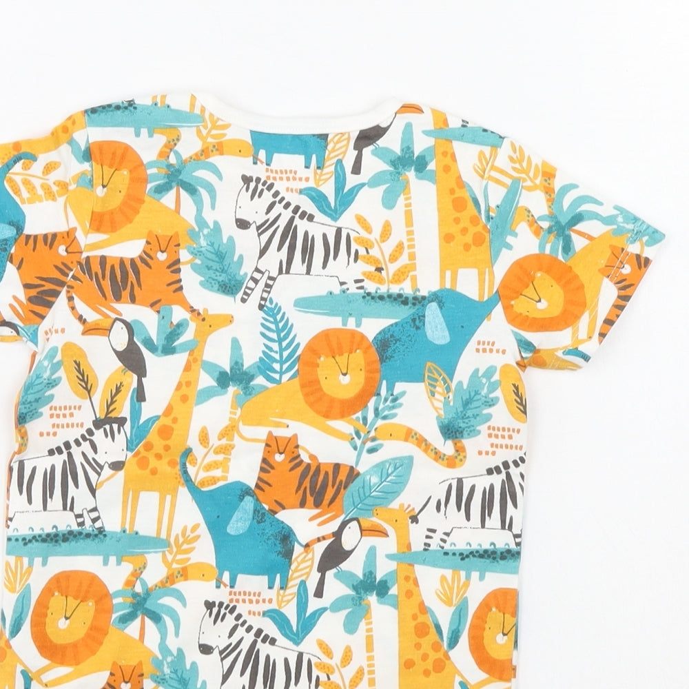 TU Boys Multicoloured Animal Print  Basic T-Shirt Size 12-18 Months