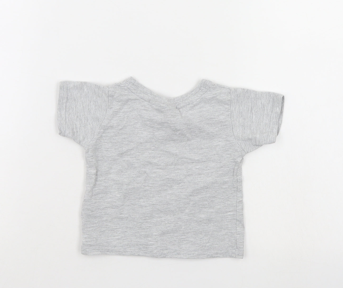 McKenzie Girls Grey   Basic T-Shirt Size 6-9 Months