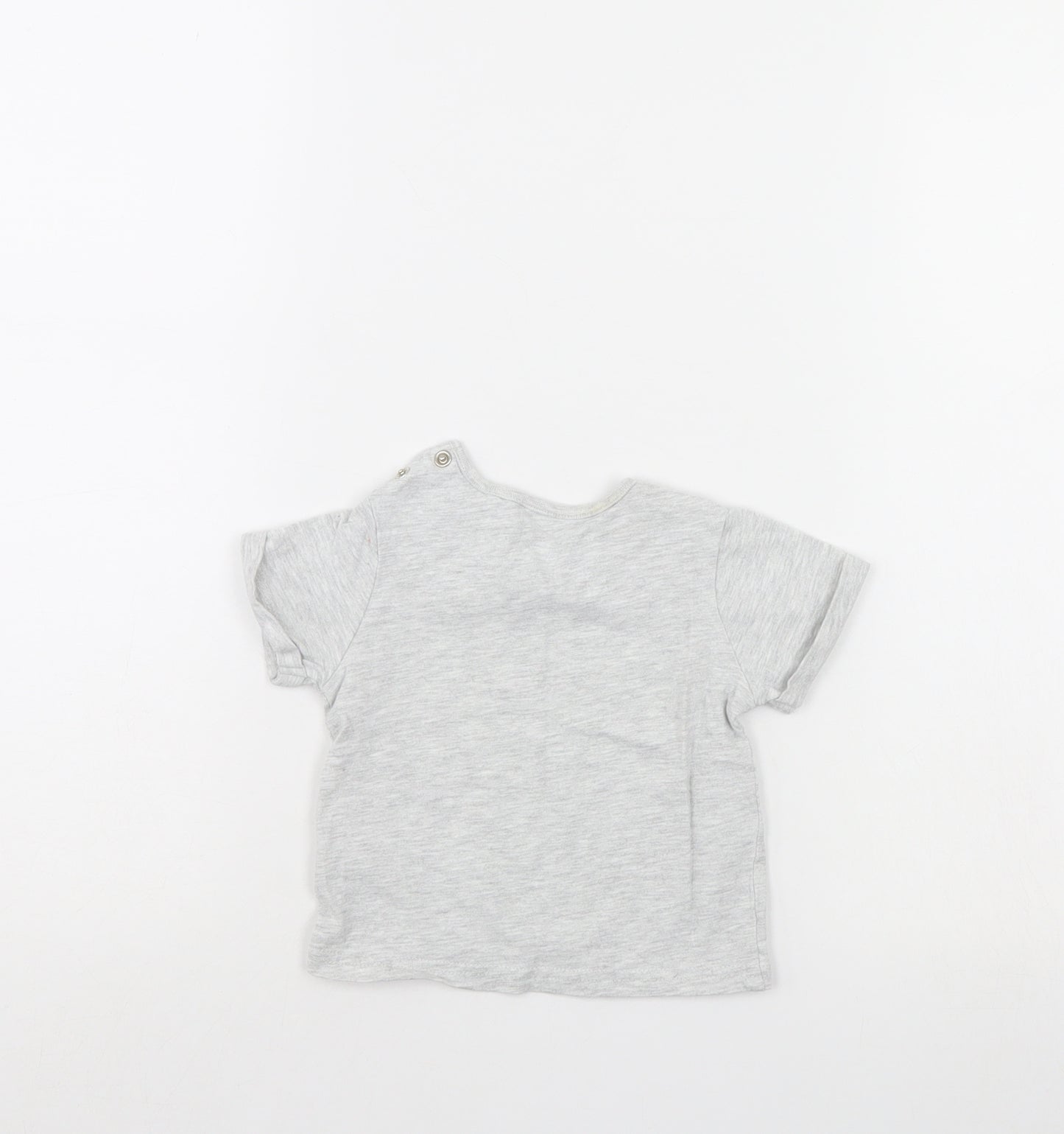 TU Boys Grey   Basic T-Shirt Size 6-9 Months
