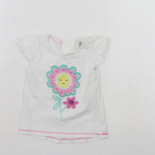 Lulaby Girls White   Basic Casual Size 9-12 Months