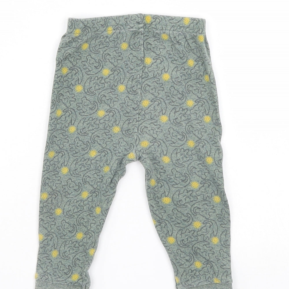Disney Girls Green    Leggings Size 9-12 Months