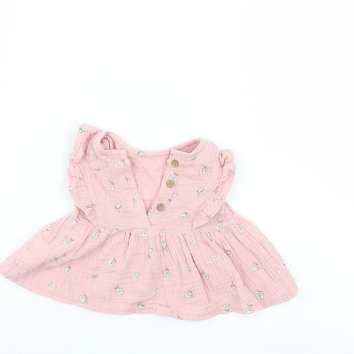 George Girls Pink Floral  A-Line  Size 0-3 Months