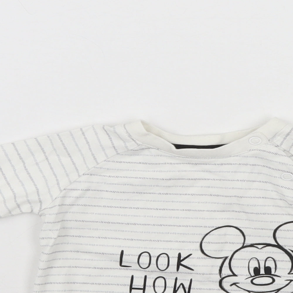 Disney Girls White   Pullover Jumper Size 6-9 Months