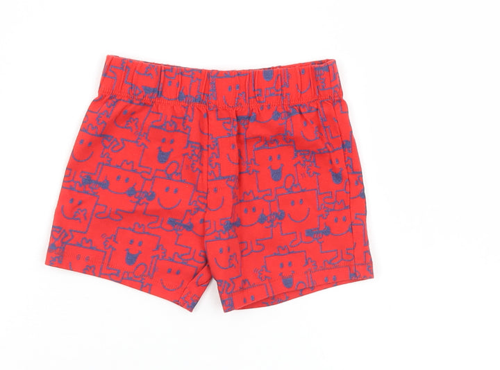Mr Men  Red   Cropped Trousers Size 6-9 Months