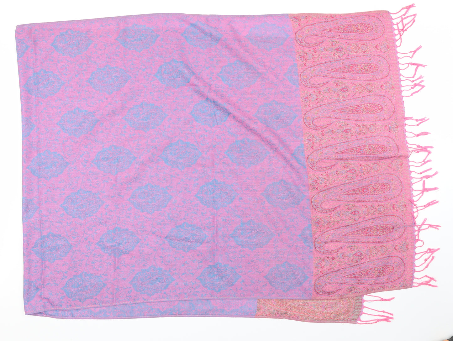 Preworn  Purple Floral   Scarf