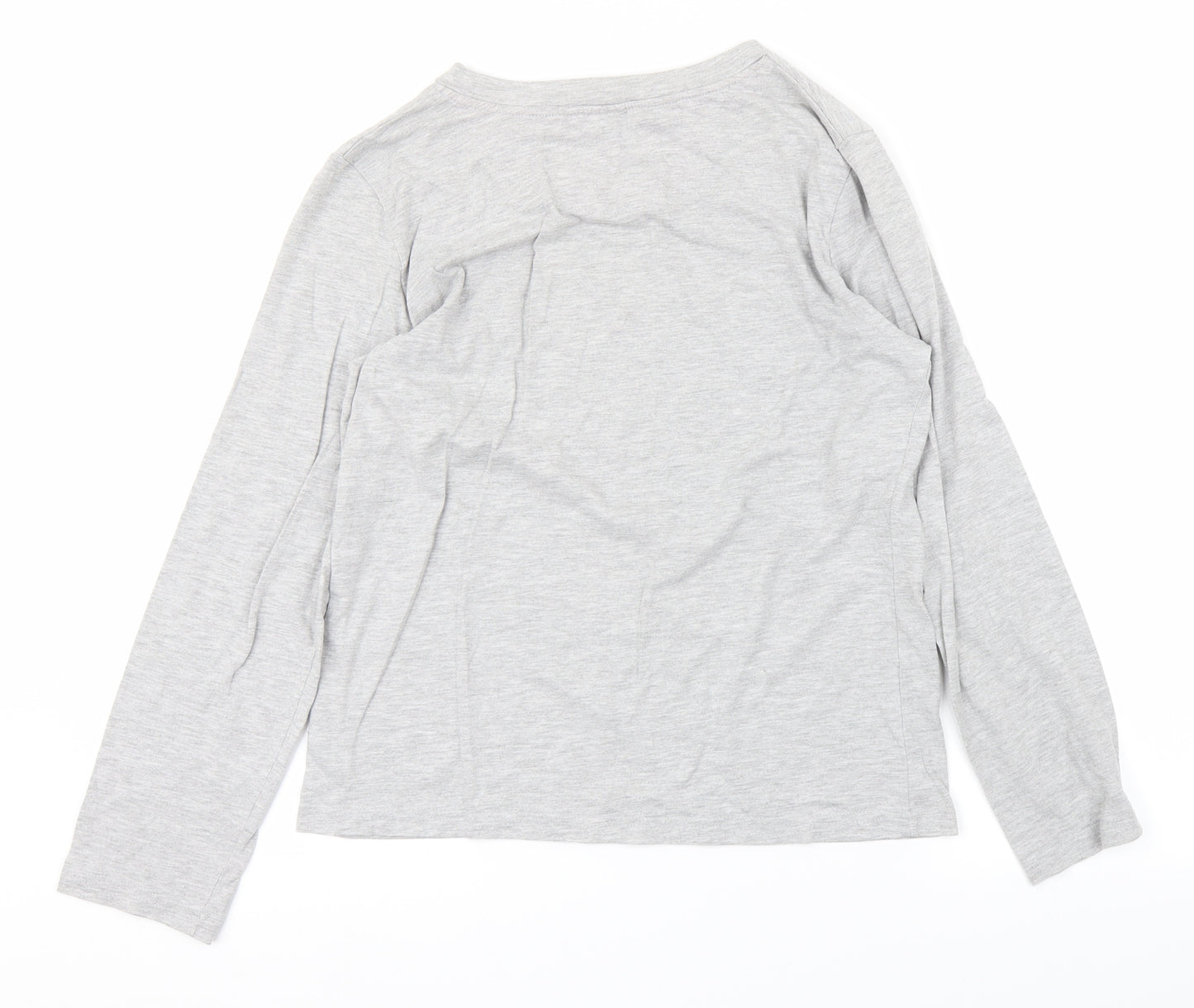 Primark Womens Grey   Babydoll Pyjama Top Size 10  - Minnie Mouse Christmas