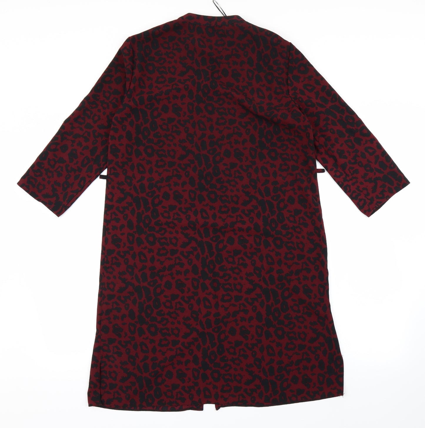 Papaya Womens Purple Animal Print  T-Shirt Dress  Size 10