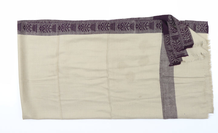 Preworn Brown Striped Scarf