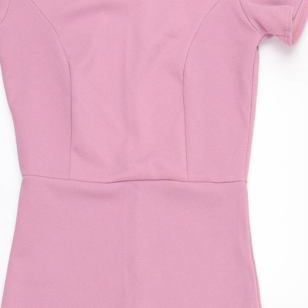 BOHOO Womens Pink   Bodycon  Size 14