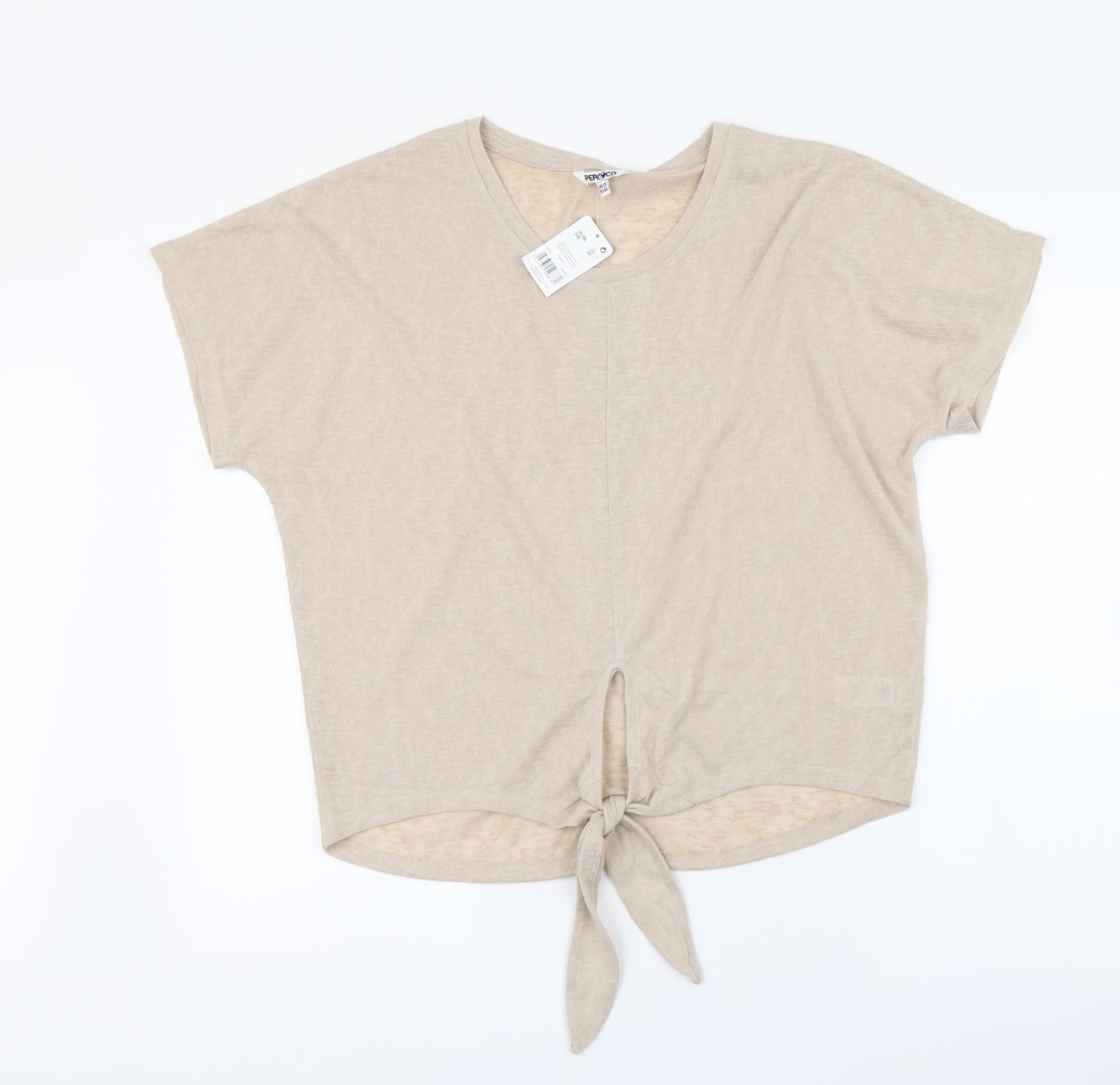 pep&co Womens Brown   Basic Polo Size 12