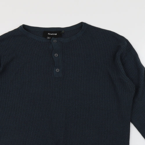 FIRTRAP Mens Blue   Pullover Jumper Size M