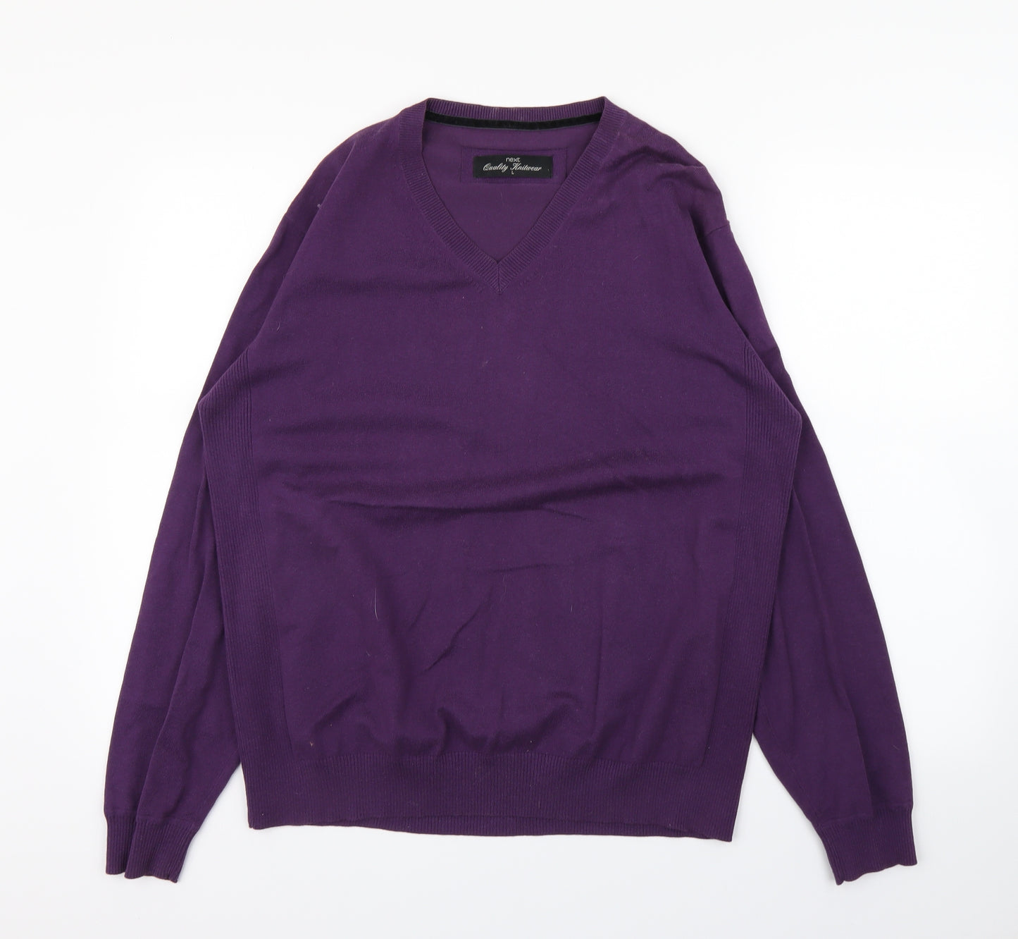 NEXT Mens Purple   Pullover Jumper Size L
