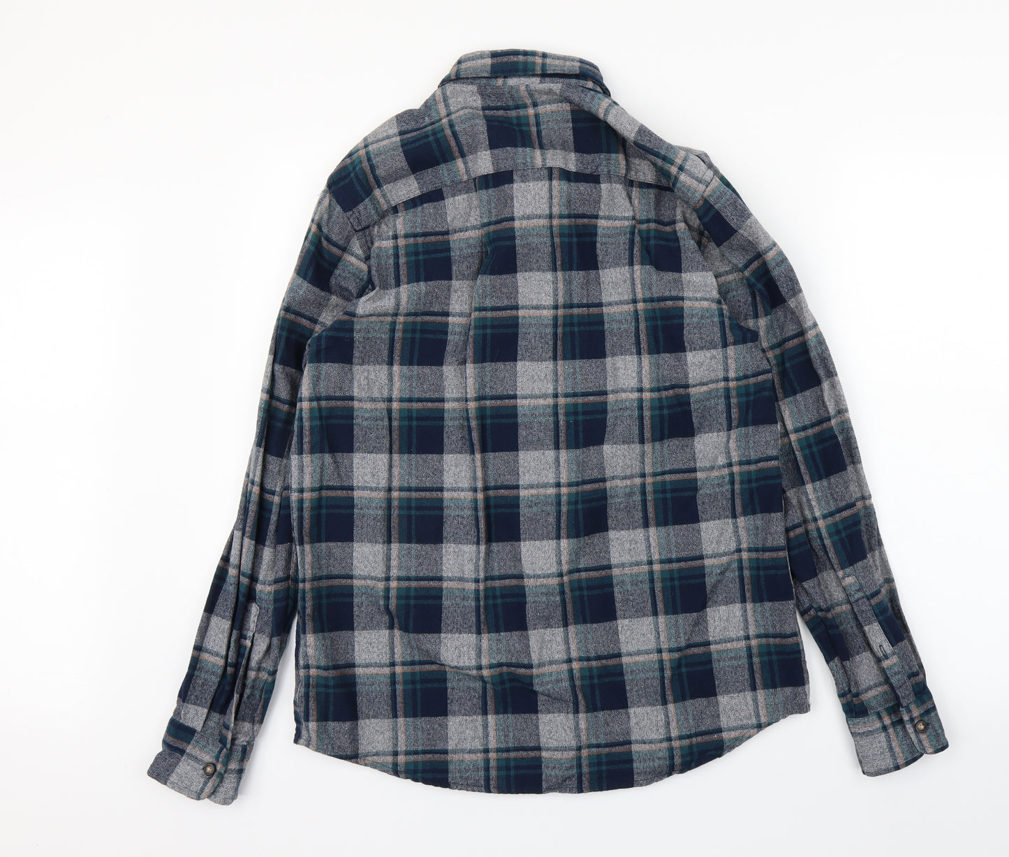 F&F Mens Grey Check   Polo Size M