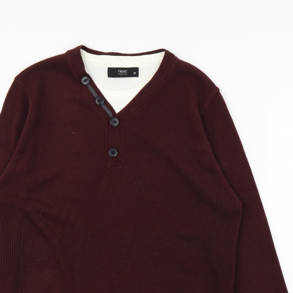 NEXT Mens Purple   Pullover Jumper Size M