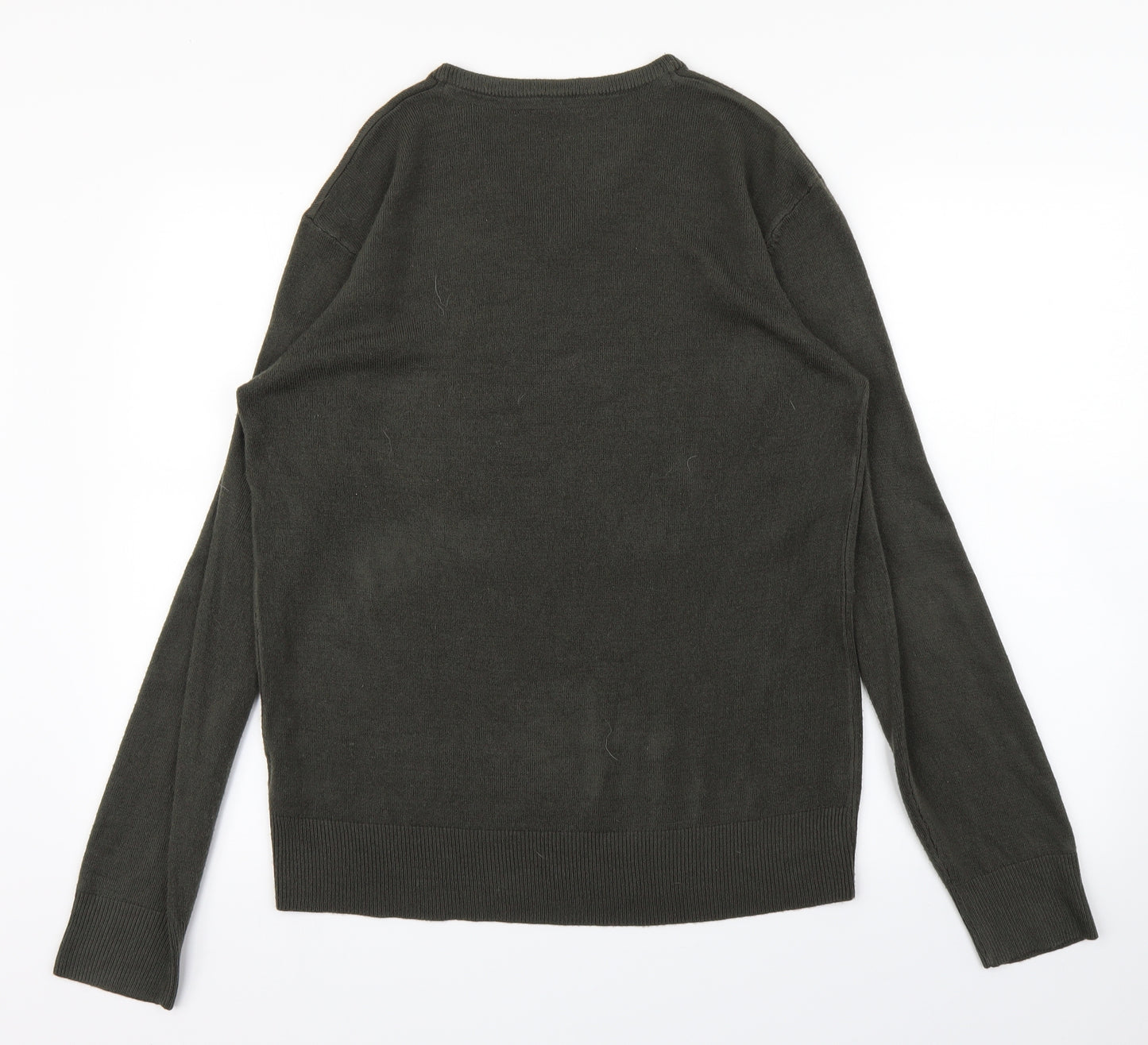 peacock Mens Green   Pullover Jumper Size L