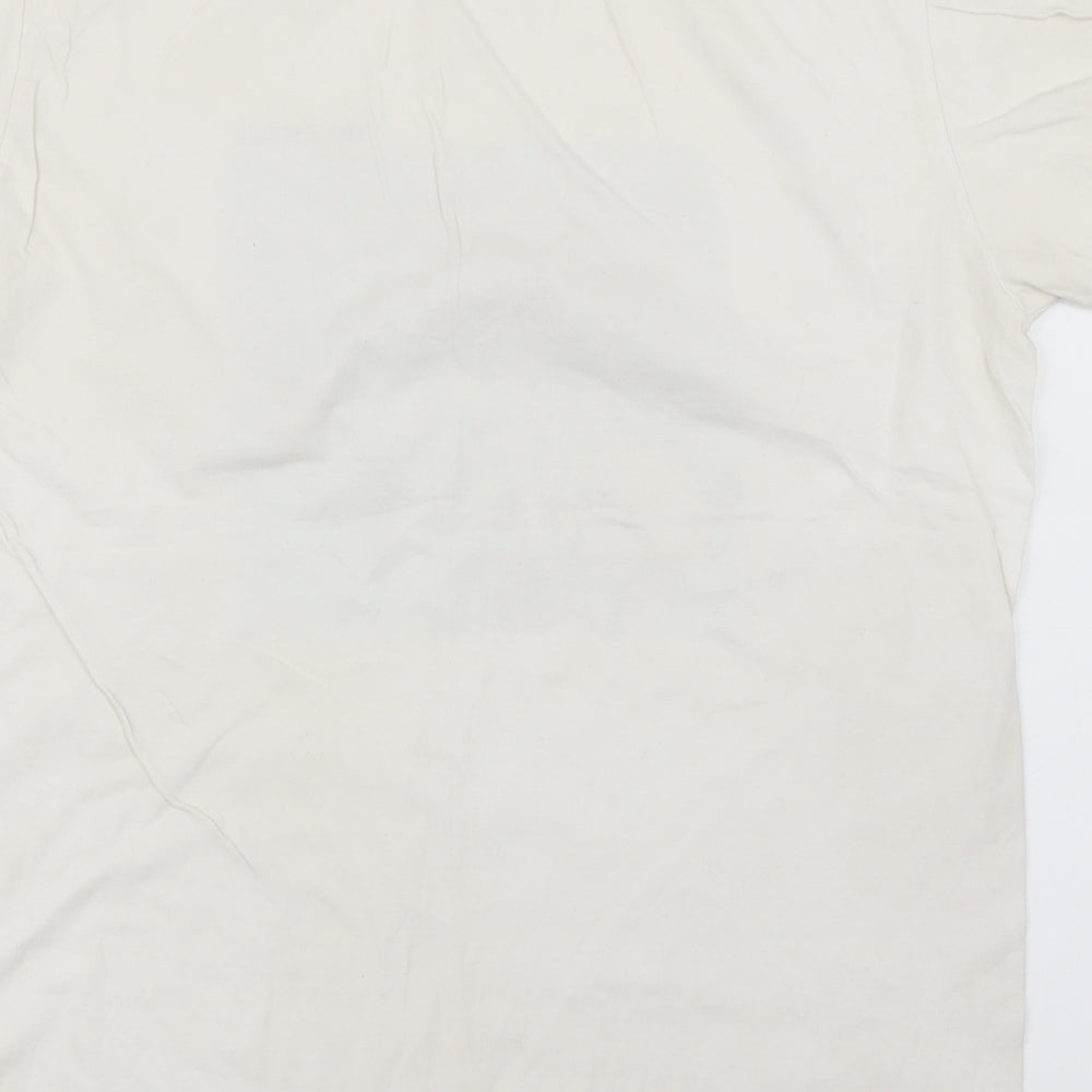 Missguided Womens White   Basic T-Shirt Size L  - NO ANGEL