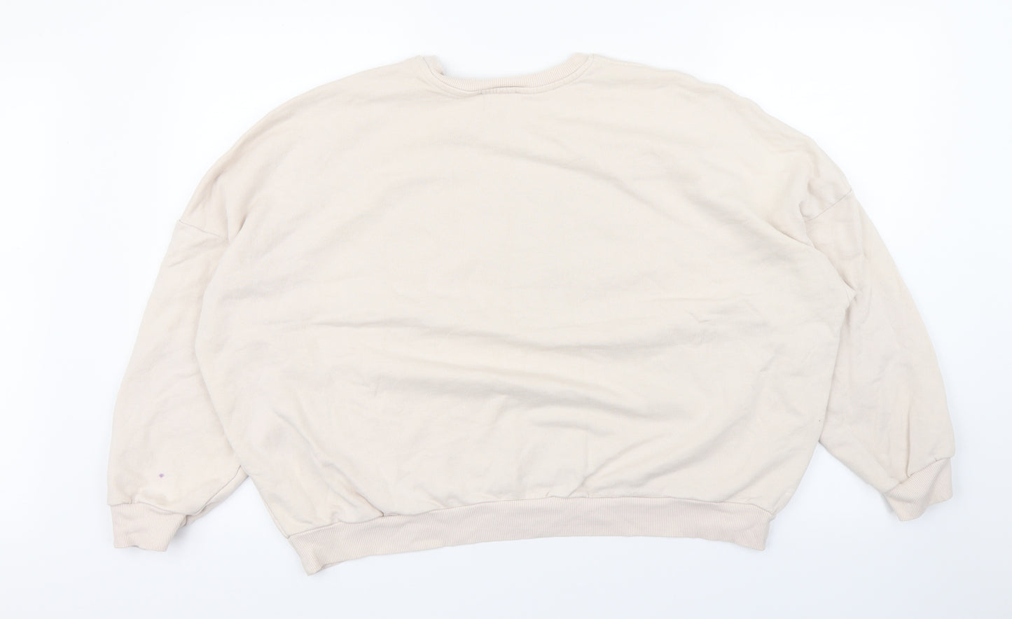 Bershka Womens Pink   Pullover Sweatshirt Size M  - CLOUDS