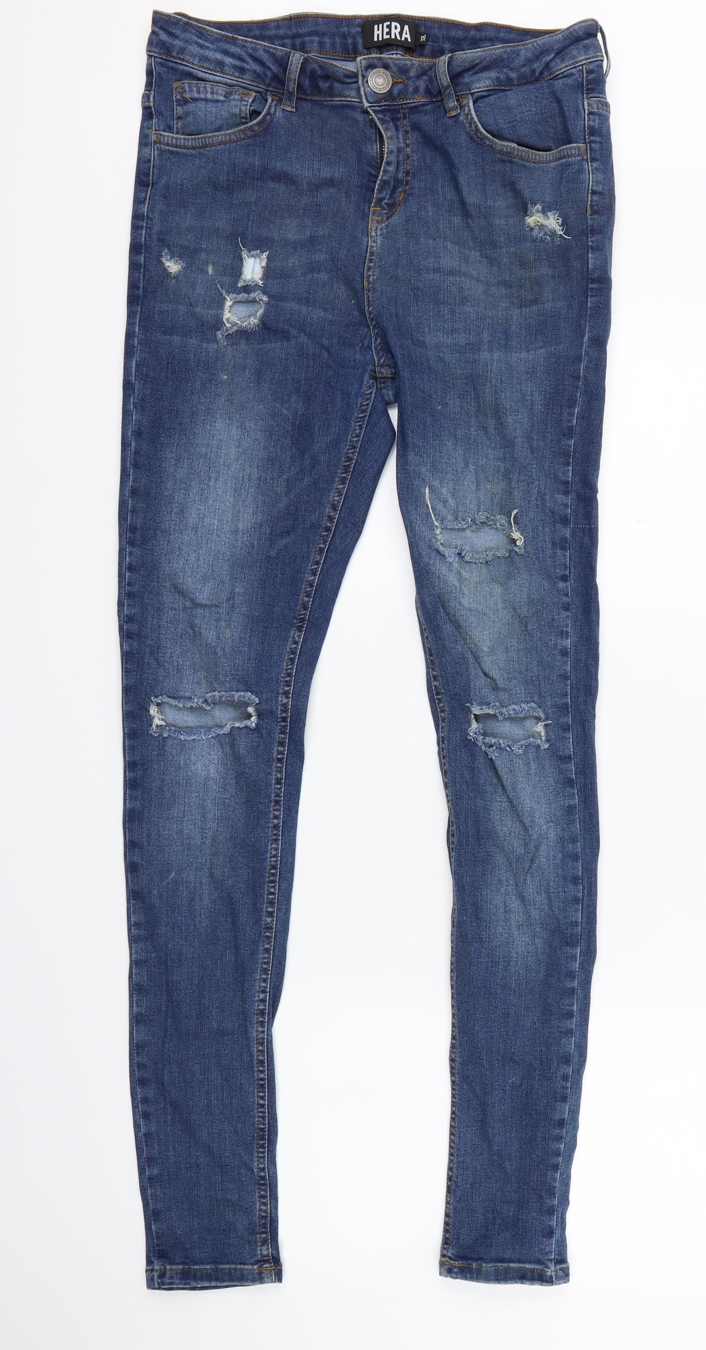 Hera Womens Beige   Skinny Jeans Size 32 in L30 in
