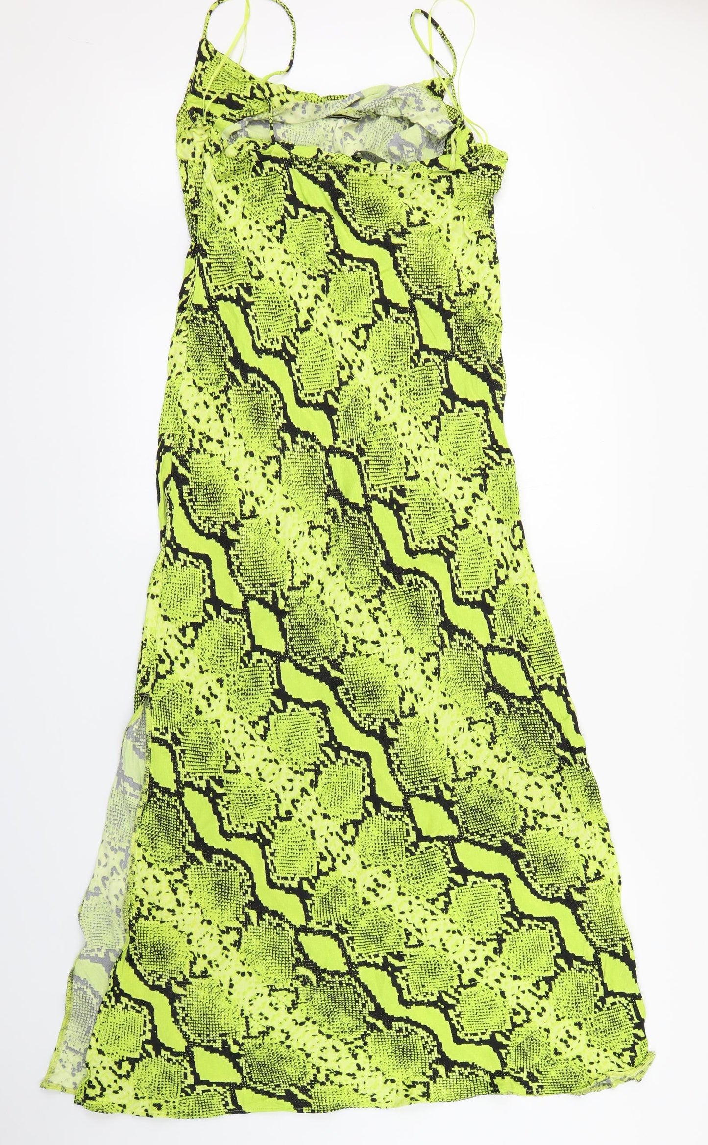 F&F Womens Yellow Animal Print  Maxi  Size 14  - snake print