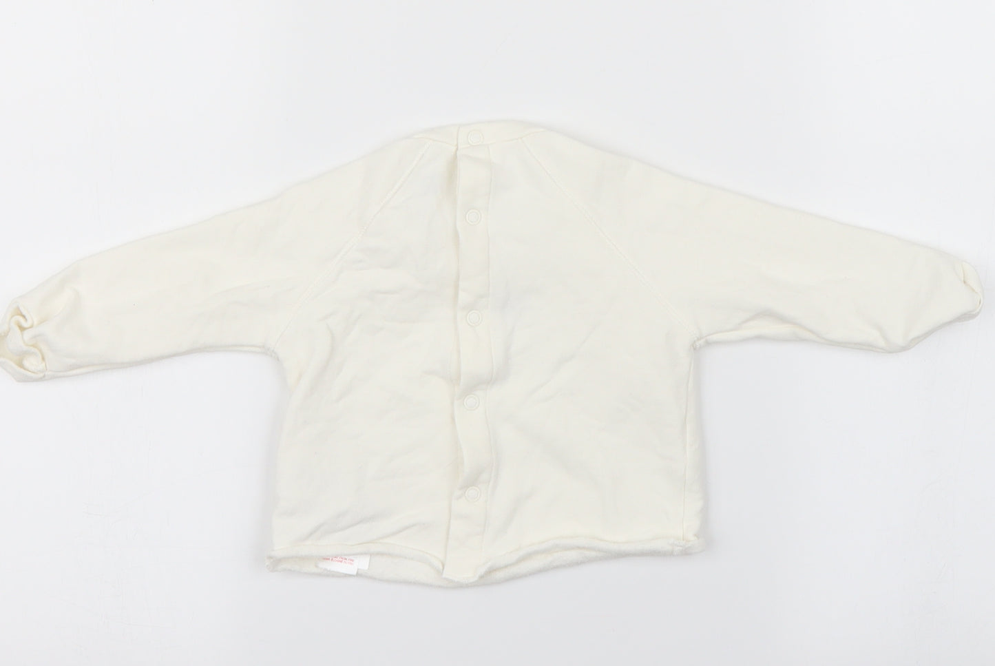 River Island Girls White   Pullover Jumper Size 6-9 Months  - smile