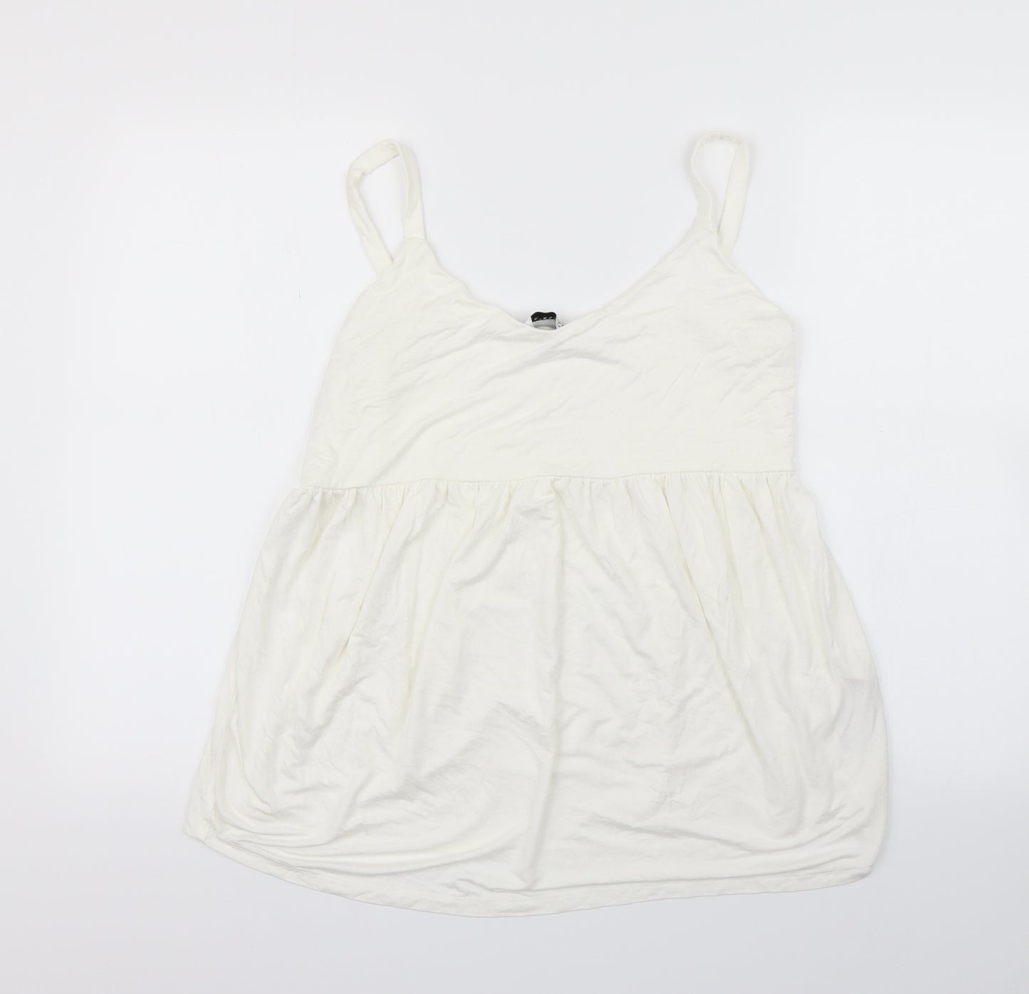 Dorothy Perkins Womens White   Basic T-Shirt Size 14  - maternity