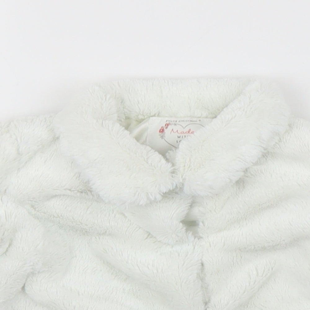 Young Dimension  White   Jacket Coat Size 9-12 Months