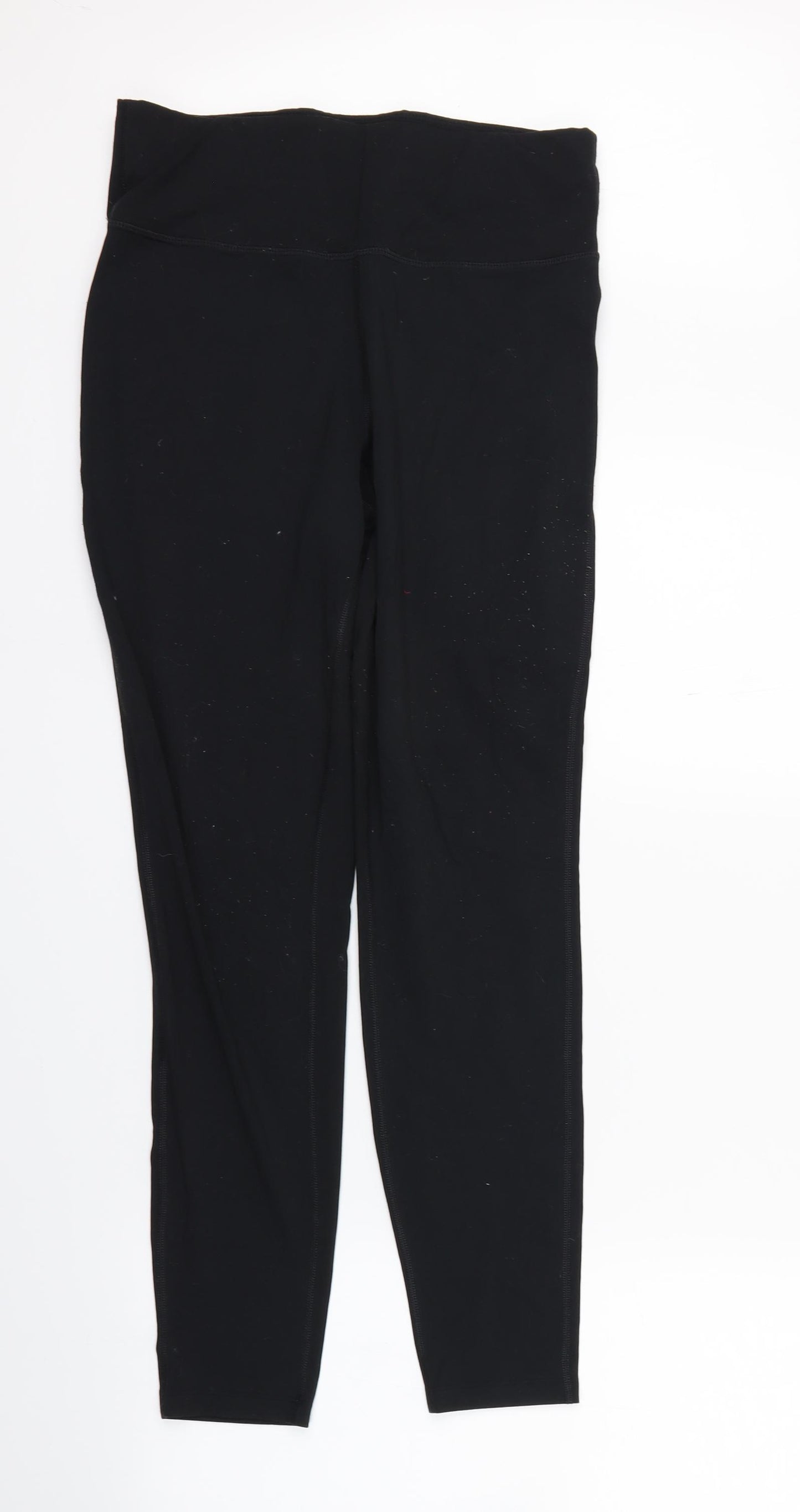 souluxe Womens Black   Capri Leggings Size 14 L26 in