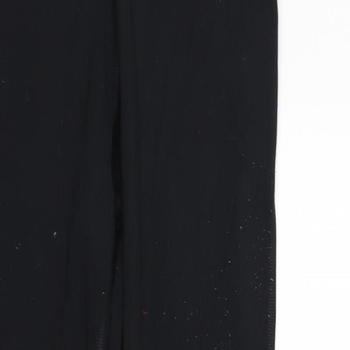 souluxe Womens Black   Capri Leggings Size 14 L26 in