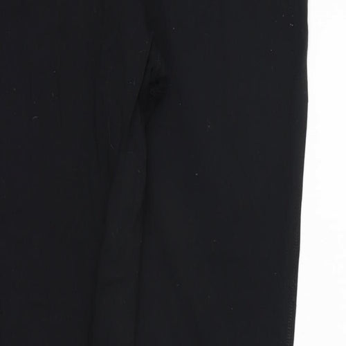 souluxe Womens Black   Capri Leggings Size 14 L26 in