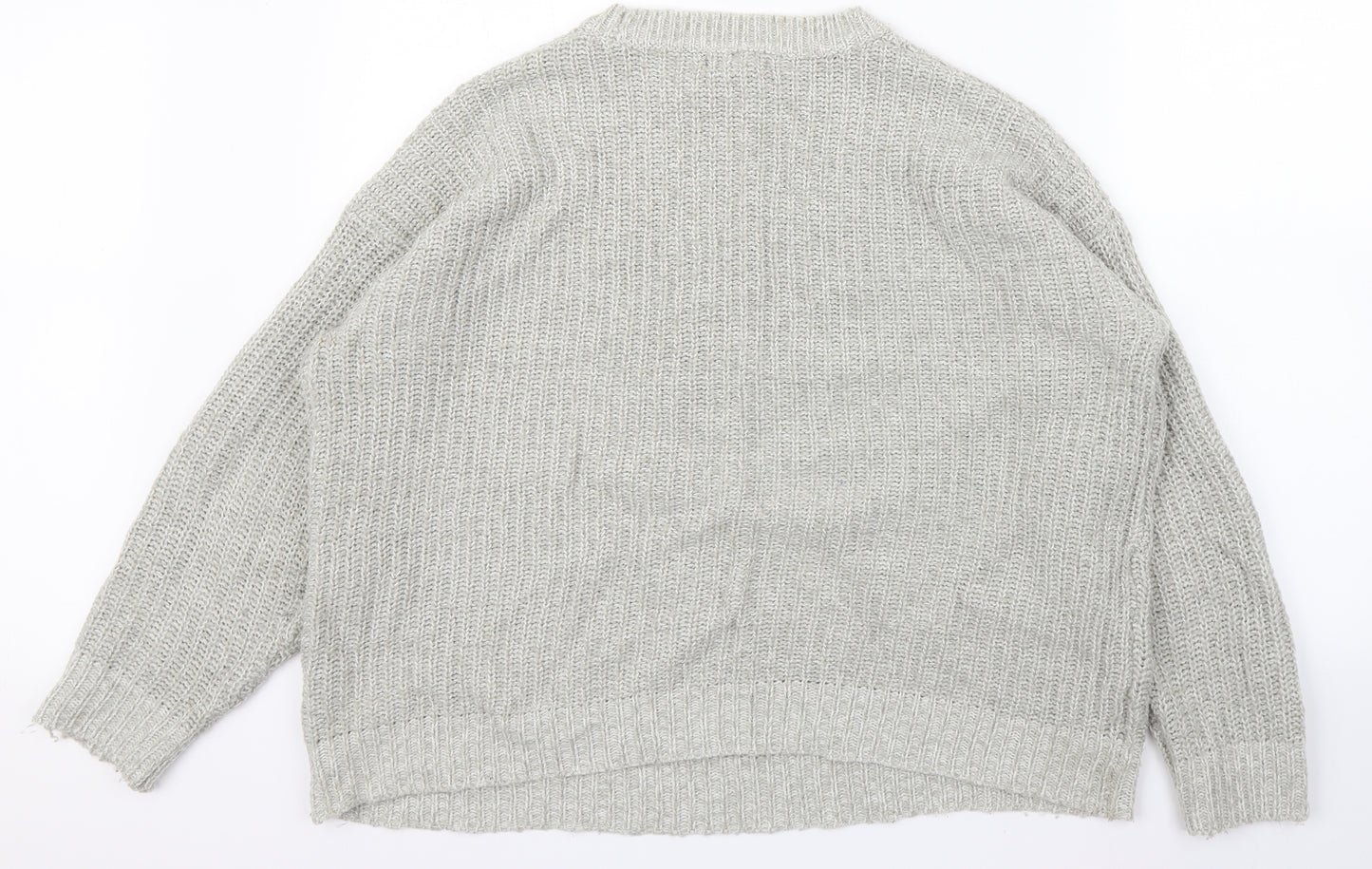 newlook Womens Grey   Pullover Jumper Size M