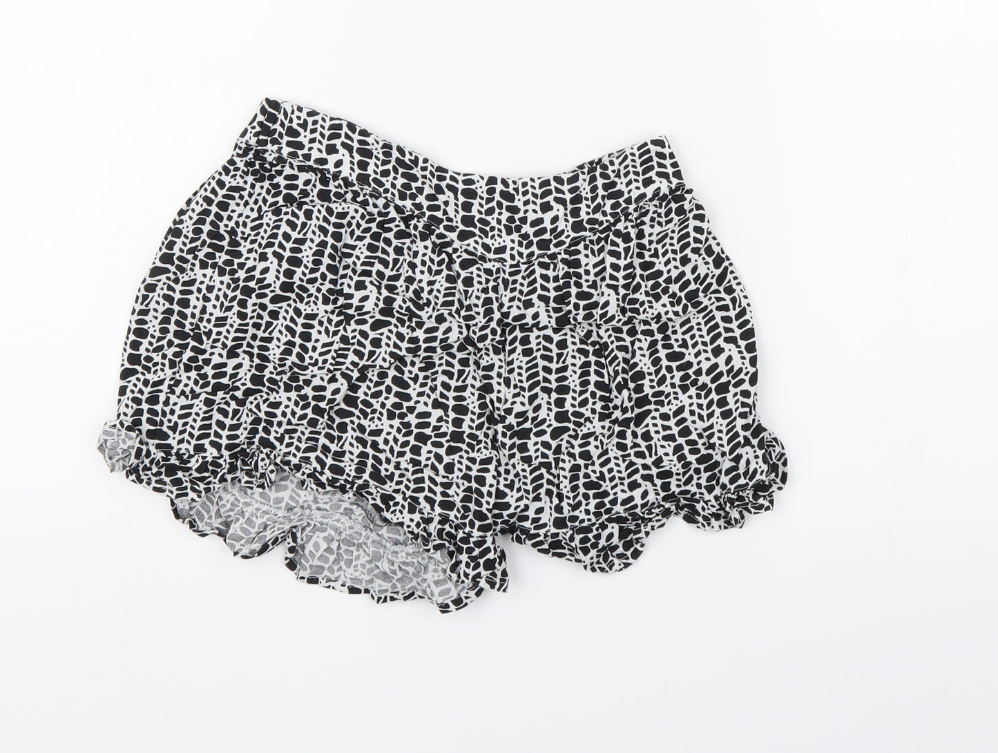 georgwe Girls White Polka Dot  Biker Shorts Size 9-10 Years