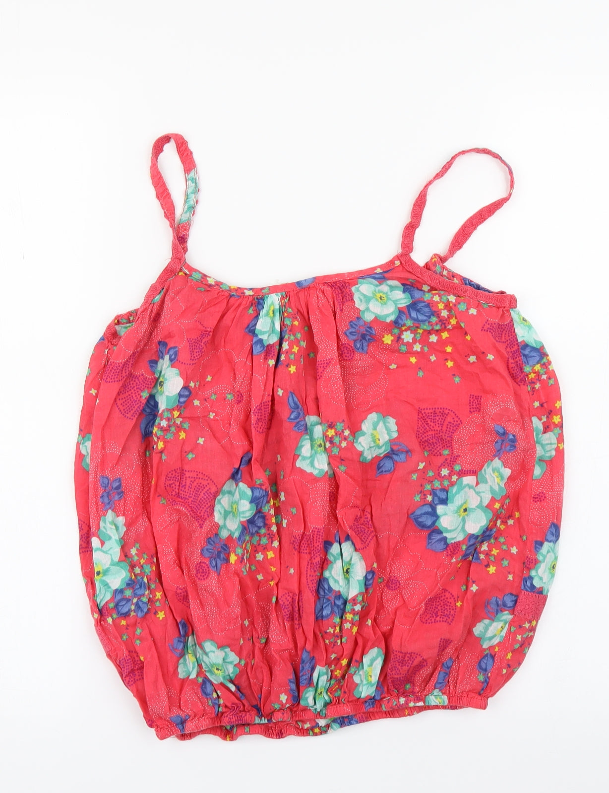 H&M Womens Pink Floral  Basic Blouse Size 10
