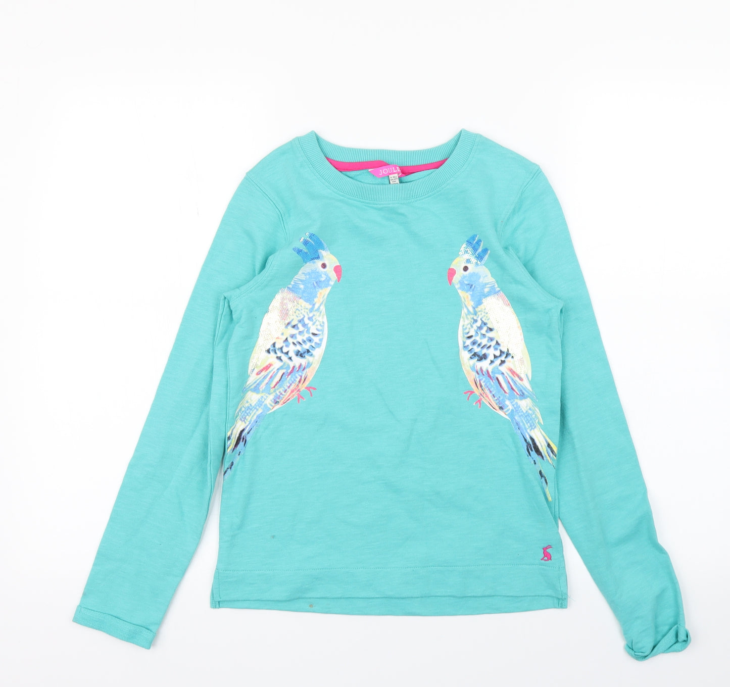 Joules Girls Black   Pullover Sweatshirt Size 9-10 Years  - birds