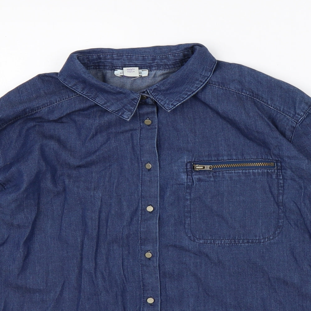 River Island Mens Blue    T-Shirt Size 13