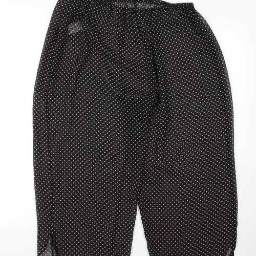 dorohy perkins Womens Black Polka Dot  Bloomer Trousers Size 16 L20 in