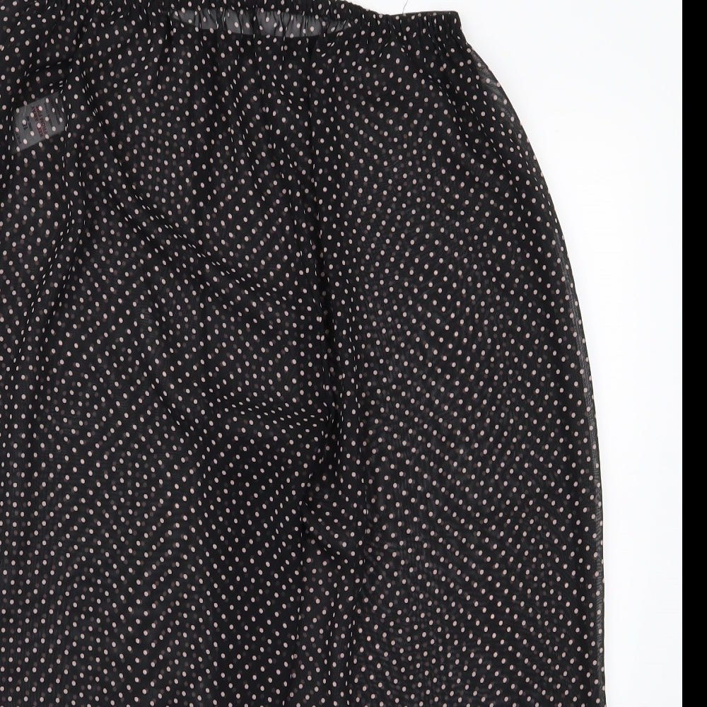 dorohy perkins Womens Black Polka Dot  Bloomer Trousers Size 16 L20 in
