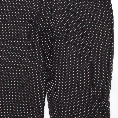 dorohy perkins Womens Black Polka Dot  Bloomer Trousers Size 16 L20 in