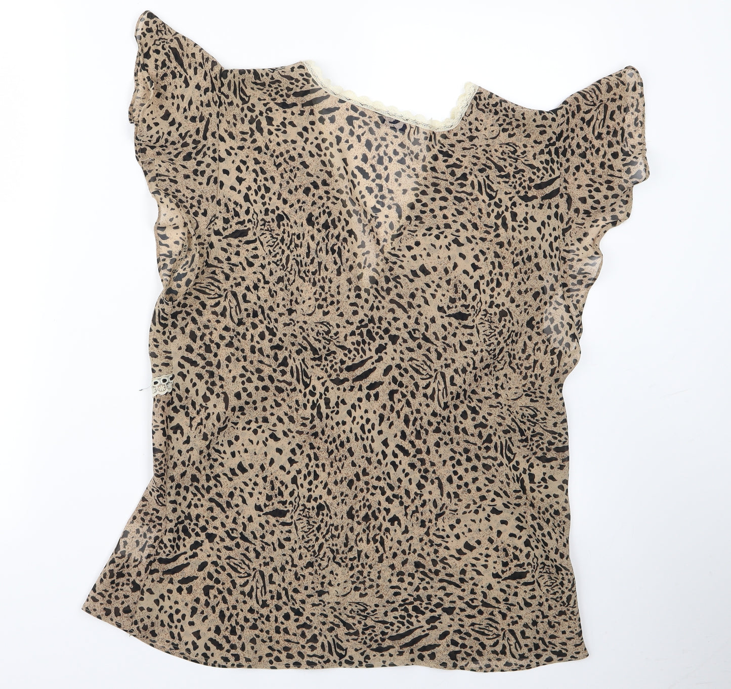 Secret Girls Beige   Basic Blouse Size XL