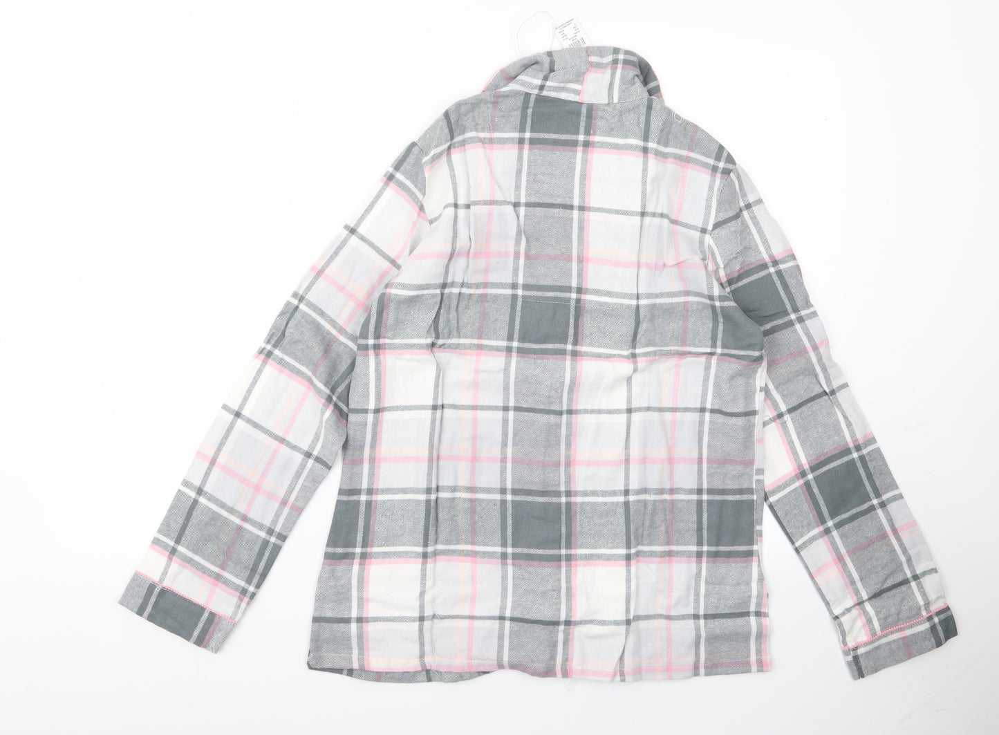 prewon Womens Grey   Basic Button-Up Size M