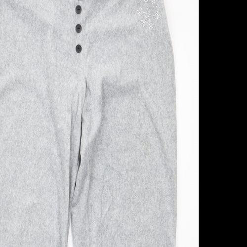 Preworn Womens Grey  Rayon Trousers  Size 16 L21 in