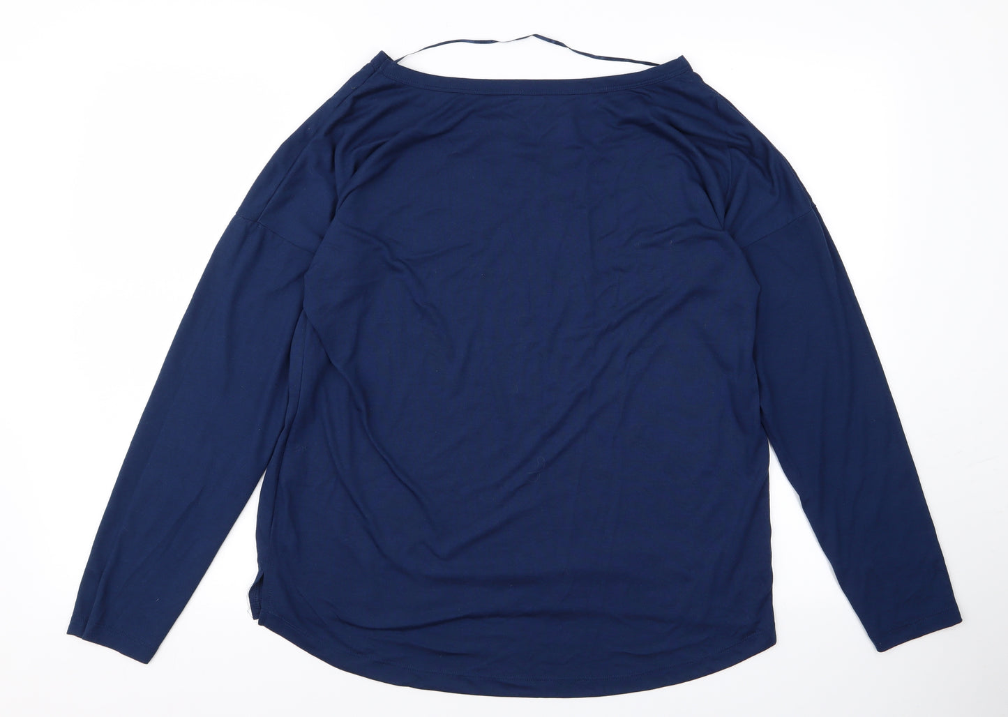 Preworn Womens Blue   Basic T-Shirt Size 14