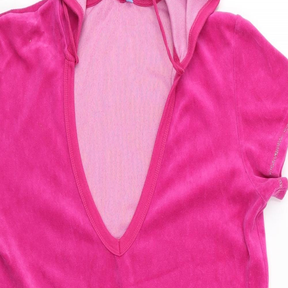 Essential Womens Pink  Rayon Pullover Jumper Size 16