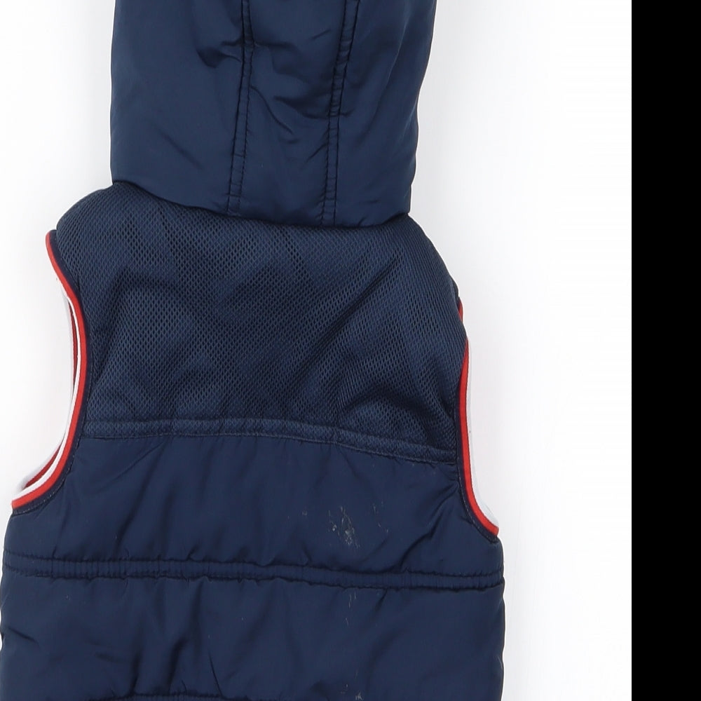 Preworn  Blue   Gilet Jacket Size 12 Months