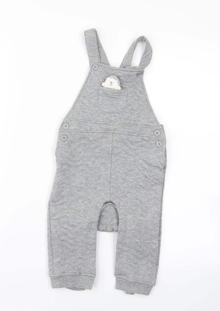 Preworn Baby Grey   Skirt One-Piece Size 12 Months