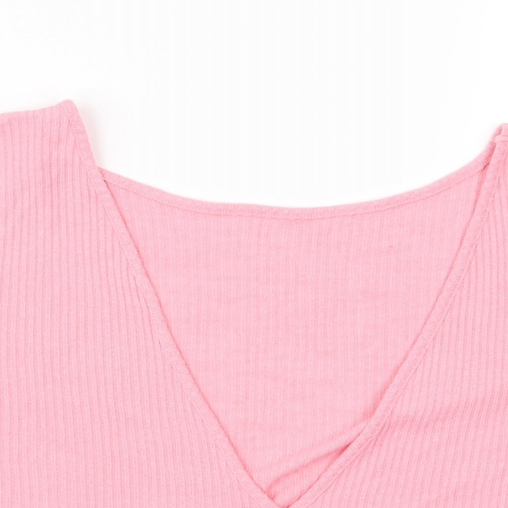 Preworn Womens Pink   Cardigan Jumper Size S