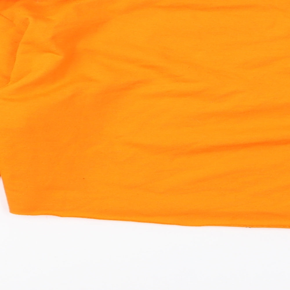 double Womens Orange   Pullover Jumper Size M