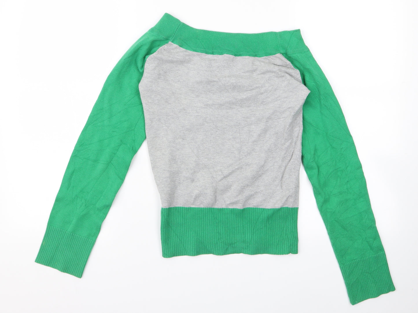 Divided Womens Green   Pullover Jumper Size S