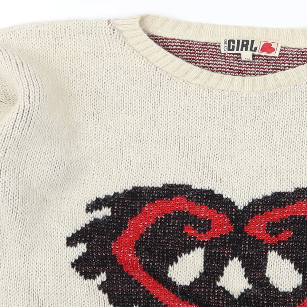 chelsea girl Womens Beige   Pullover Jumper Size 10